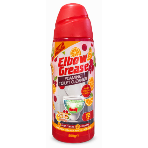 Піна для чищення унітазу Elbow Grease Foaming Toilet Cleaner Журавлина та Апельсин 500 г